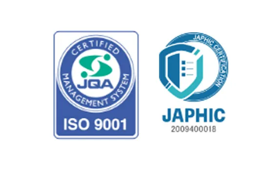 ISO 9001／JAPHICマーク取得